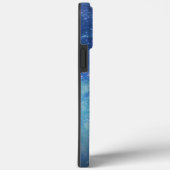 Blue Luxury Moderne Gradientengalaxie Glitzer Star Case-Mate iPhone Hülle (Rückseite / Rechts)