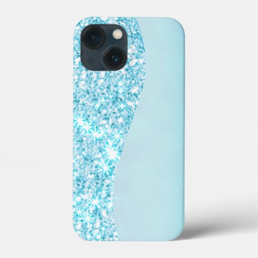 Blue Luxury Moderne Gradientengalaxie Glitzer Star Case-Mate iPhone Hülle (Rückseite)
