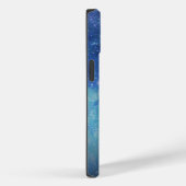 Blue Luxury Moderne Gradientengalaxie Glitzer Star Case-Mate iPhone Hülle (Rückseite / Rechts)
