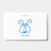 Blue Lyre Ausweis (Rückseite)
