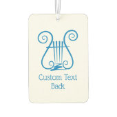 Blue Lyre Autolufterfrischer (Rückseite)
