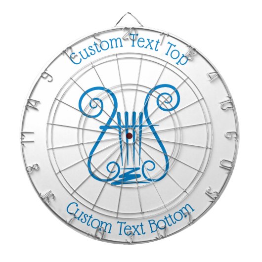 Blue Lyre Dartscheibe (vorne)