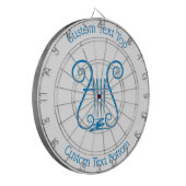 Blue Lyre Dartscheibe (Vorderseite Links)