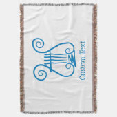 Blue Lyre Decke (Vorderseite Vertikal)