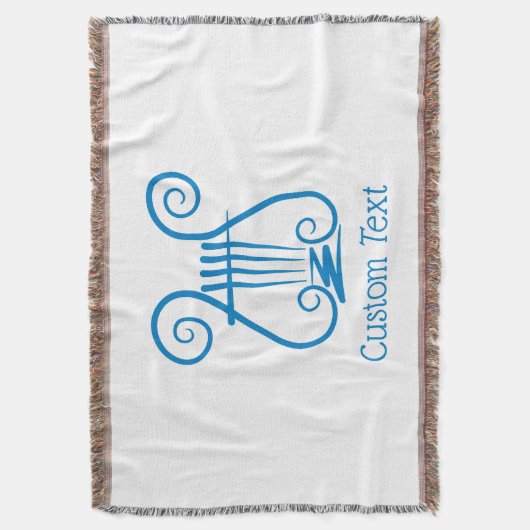 Blue Lyre Decke (Vorderseite Vertikal)