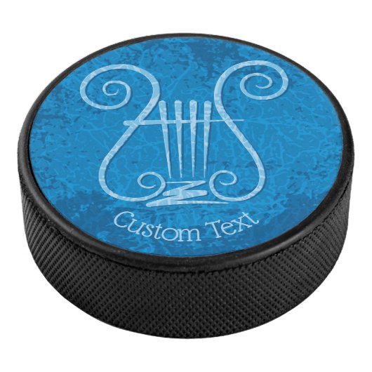 Blue Lyre Eishockey Puck (3/4)