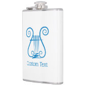 Blue Lyre Flachmann (Links)