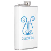 Blue Lyre Flachmann (Rechts)