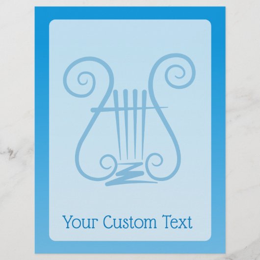Blue Lyre Flyer (Vorne)