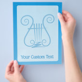 Blue Lyre Flyer (Hand)