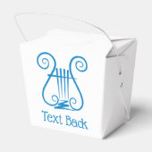 Blue Lyre Geschenkschachtel (Rückseite)