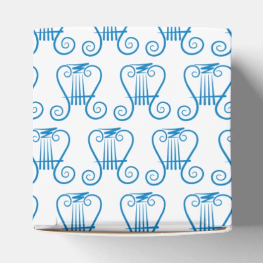 Blue Lyre Geschenkschachtel (Oben)