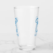 Blue Lyre Glas (Links)