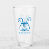 Blue Lyre Glas (Vorderseite)