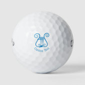 Blue Lyre Golfball (Vorderseite)