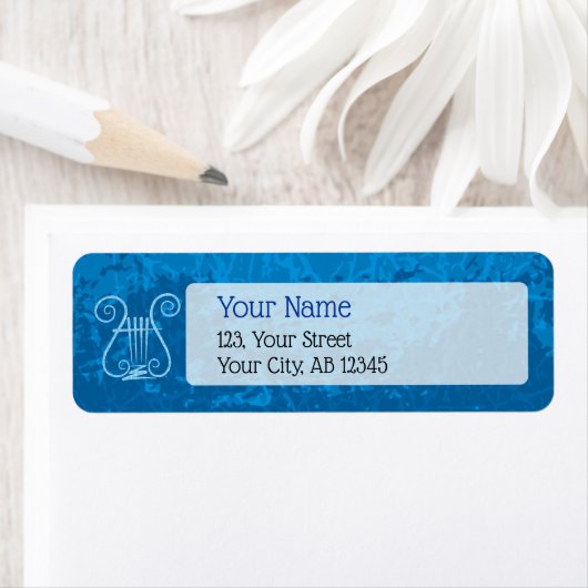 Blue Lyre Hintergrund (Insitu)