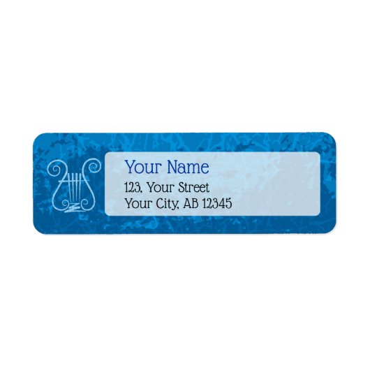 Blue Lyre Hintergrund (Vorne)