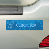 Blue Lyre Hintergrund Autoaufkleber (Auf Auto)