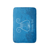 Blue Lyre Hintergrund Badematte (Vorderseite Vertikal)