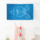 Blue Lyre Hintergrund Banner (Insitu)