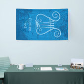Blue Lyre Hintergrund Banner (Messeveranstaltung)