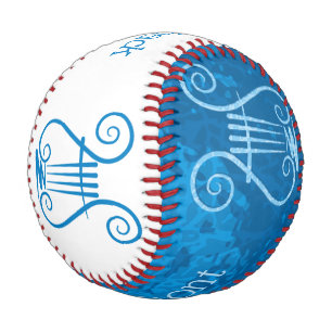 Blue Lyre Hintergrund Baseball