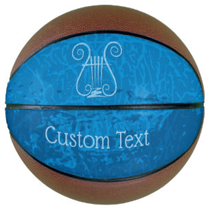 Blue Lyre Hintergrund Basketball