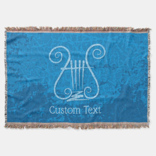 Blue Lyre Hintergrund Decke