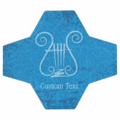 Blue Lyre Hintergrund Fußball (Flach)