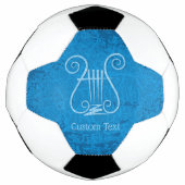 Blue Lyre Hintergrund Fußball (Vorderseite)