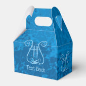 Blue Lyre Hintergrund Geschenkschachtel (Rückseite)