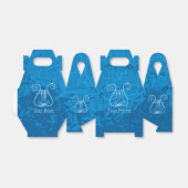 Blue Lyre Hintergrund Geschenkschachtel (Ungefaltet)
