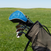 Blue Lyre Hintergrund Golf Headcover (In SItu)