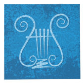 Blue Lyre Hintergrund Würfel (Rechts)