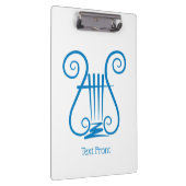 Blue Lyre Klemmbrett (Rechts)