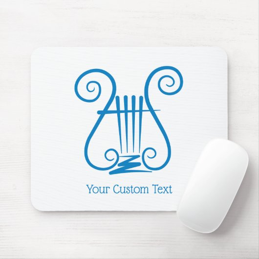 Blue Lyre Mousepad (Mit Mouse)