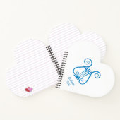Blue Lyre Notizblock (Innenseite)
