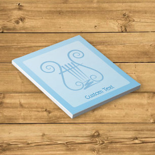 Blue Lyre Notizblock