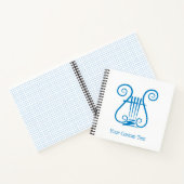 Blue Lyre Notizblock (Innenseite)