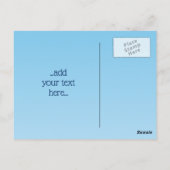 Blue Lyre Postkarte (Rückseite)