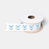 Blue Lyre Satinband (Spule)