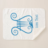 Blue Lyre Sherpadecke (Vorderseite (Horizontal))