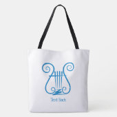 Blue Lyre Tasche (Rückseite)