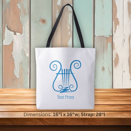 Blue Lyre Tasche