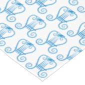 Blue Lyre Tischdecke (Schrägansicht)
