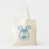 Blue Lyre Tragetasche (Vorne)