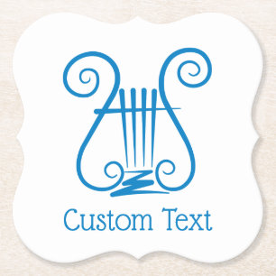 Blue Lyre Untersetzer