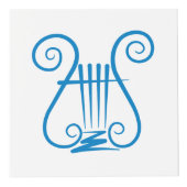 Blue Lyre Würfel (Vorderseite)