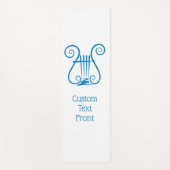 Blue Lyre Yogamatte (Vorderseite)