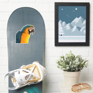 Blue Macaw Aufkleber